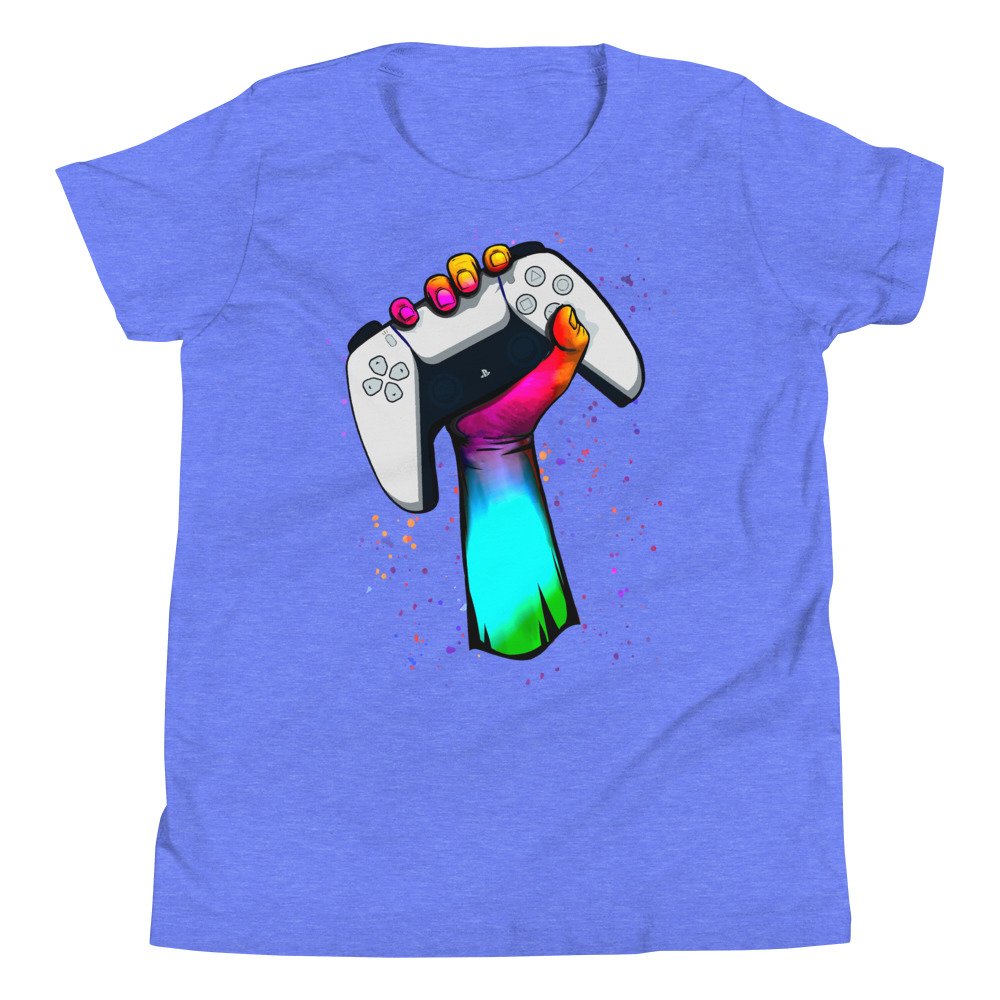 Gamer Fist PS5 Youth T-Shirt - Image 9