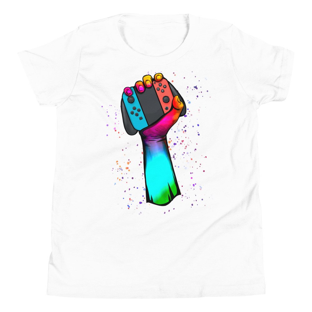 Gamer Fist Switch Youth T-Shirt