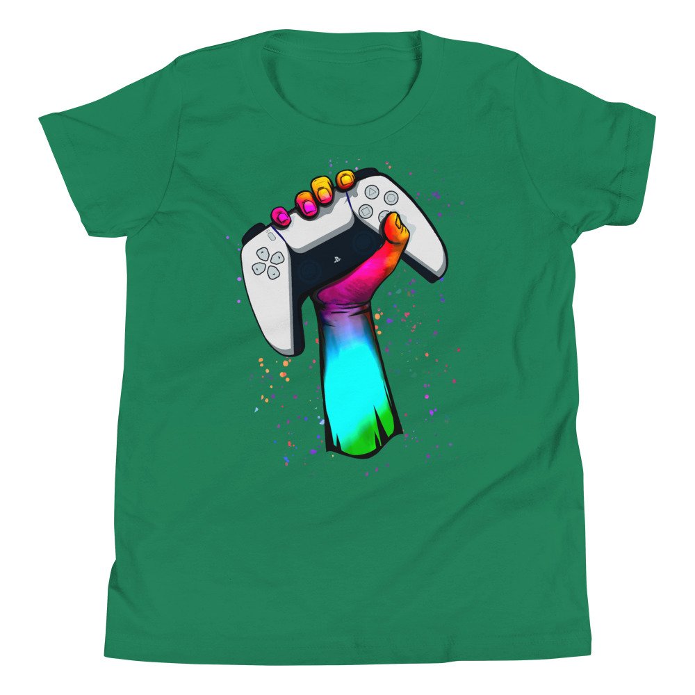 Gamer Fist PS5 Youth T-Shirt - Image 6